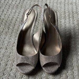 Gold Sparkly Pelle Moda Heels